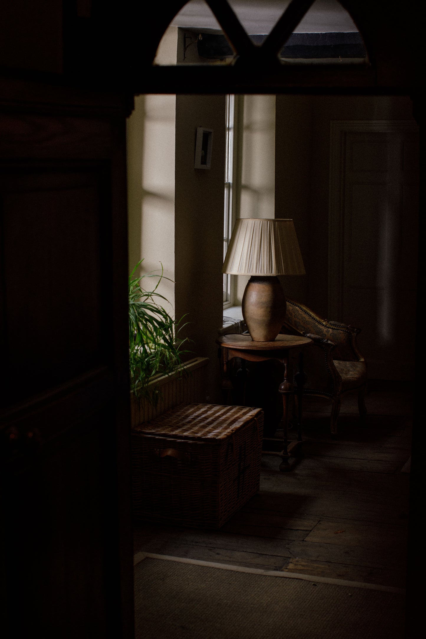 Smoked Clay Terracotta Table Lamp