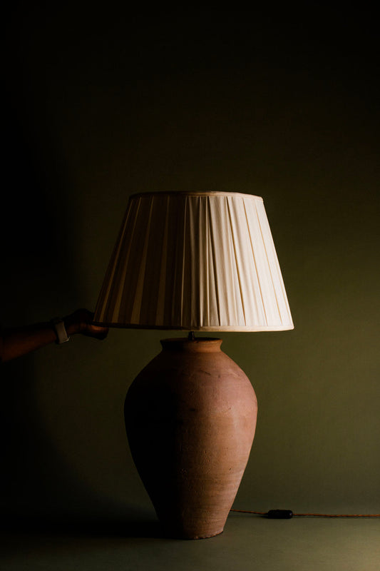 Amber Clay Terracotta Lamp
