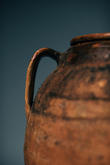 Aegean Glazed Olive Jar Table Lamp