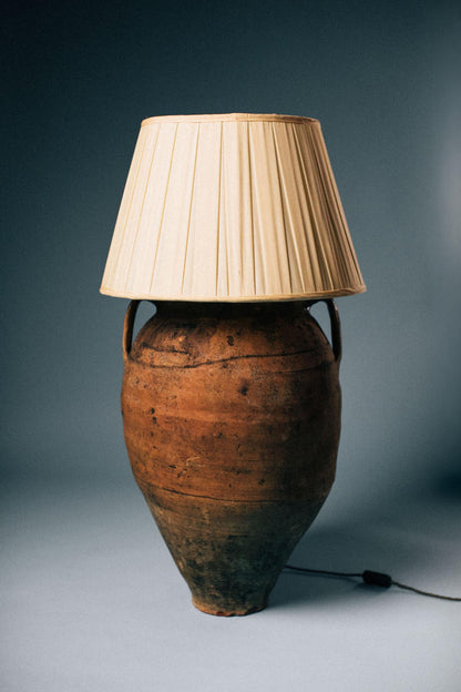 Aegean Glazed Olive Jar Table Lamp