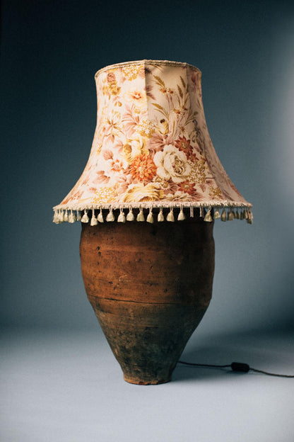 Aegean Glazed Olive Jar Table Lamp