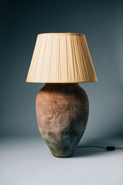 Weathered Clay Urn Table Lamp