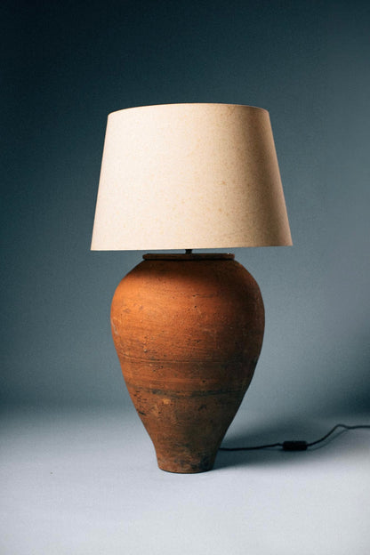 Sunbaked Anatolian Vessel Lamp