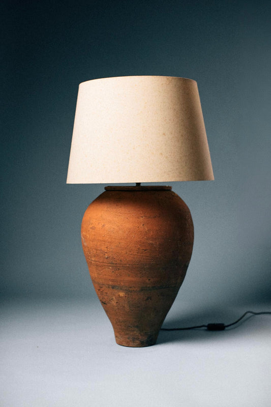 Sunbaked Anatolian Vessel Lamp