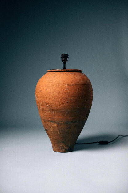 Sunbaked Anatolian Vessel Lamp