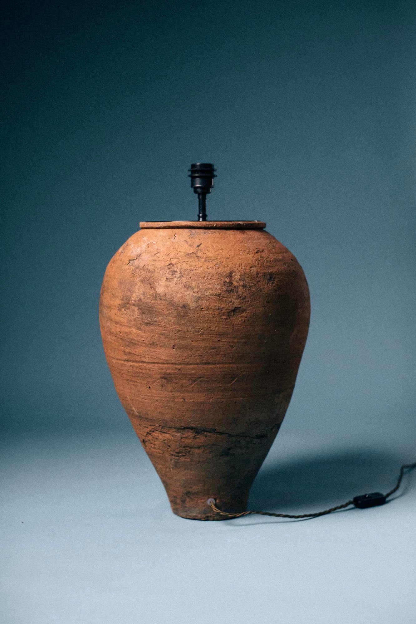 Sunbaked Anatolian Vessel Lamp