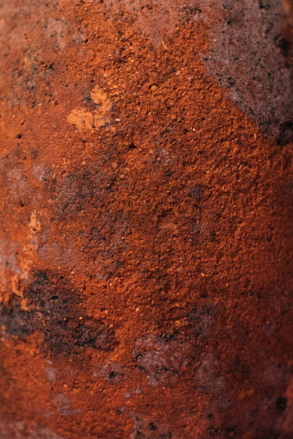 Fired Earth Vessel Lamp