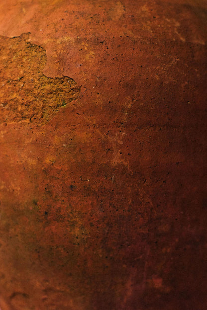 Baked-by-Sun Terracotta Vessel Lamp