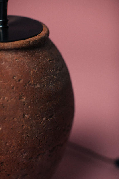 Volcanic Clay Terracotta Table Lamp