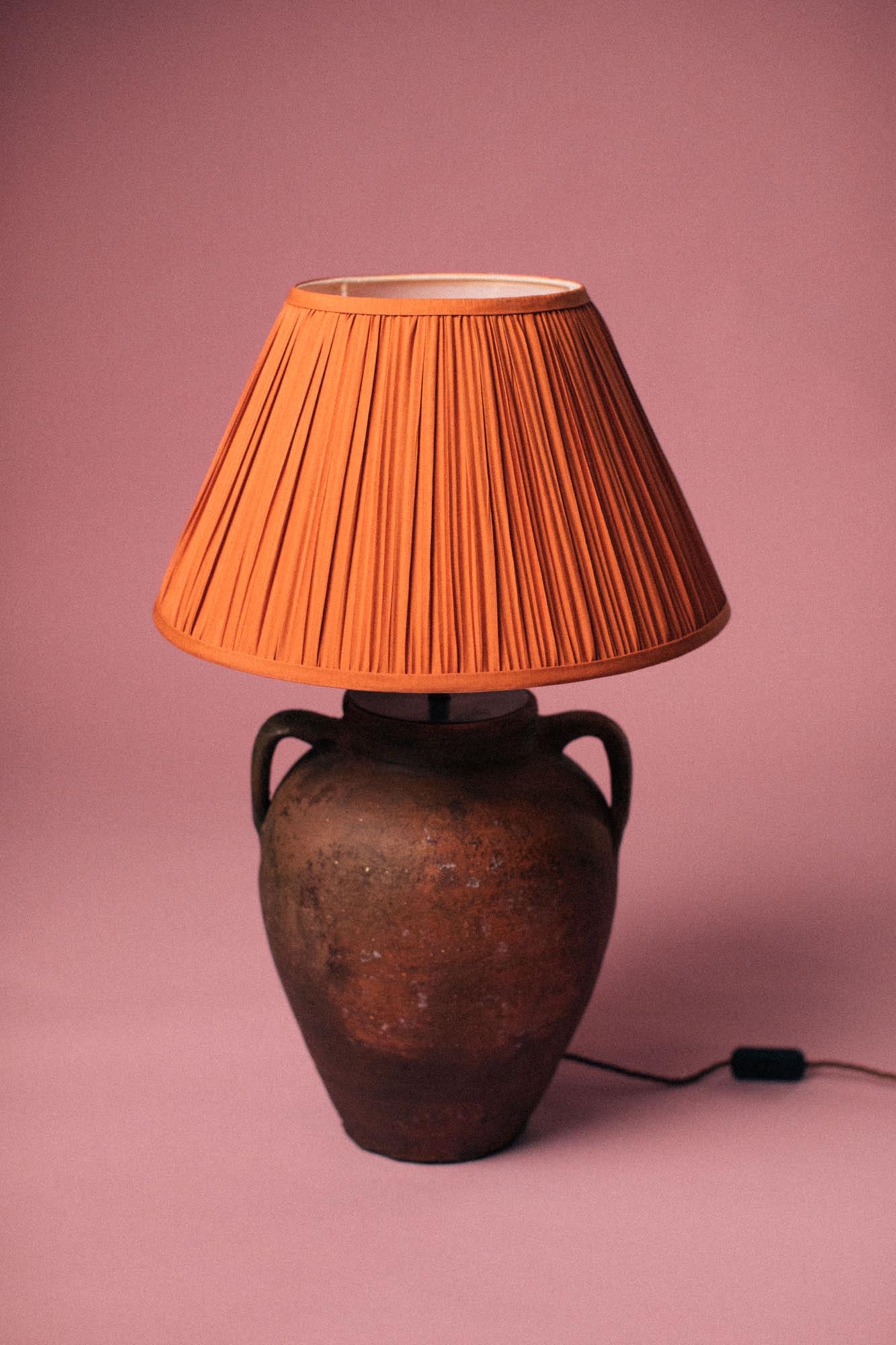 Sunbaked Terracotta Table Lamp