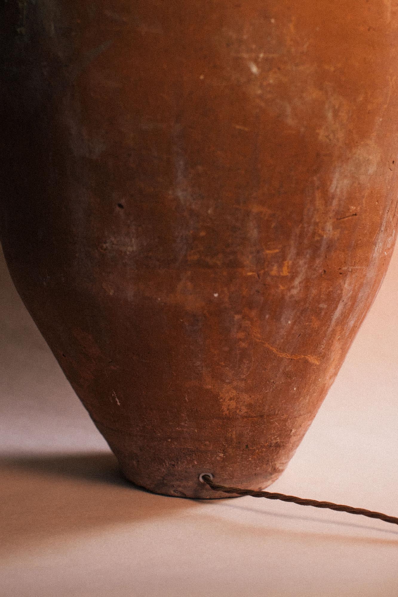 Burnt Earth Monument Lamp