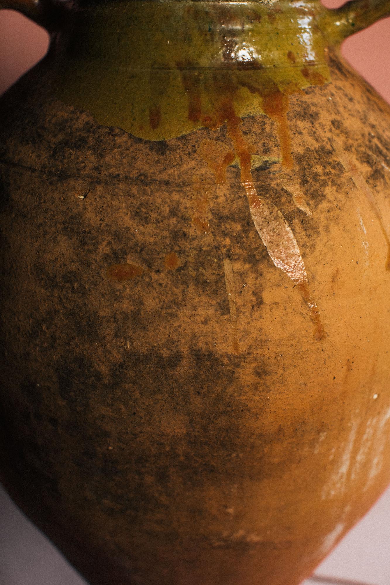 Moss Glaze Statement Lamp