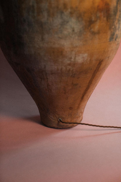 Moss Glaze Statement Lamp