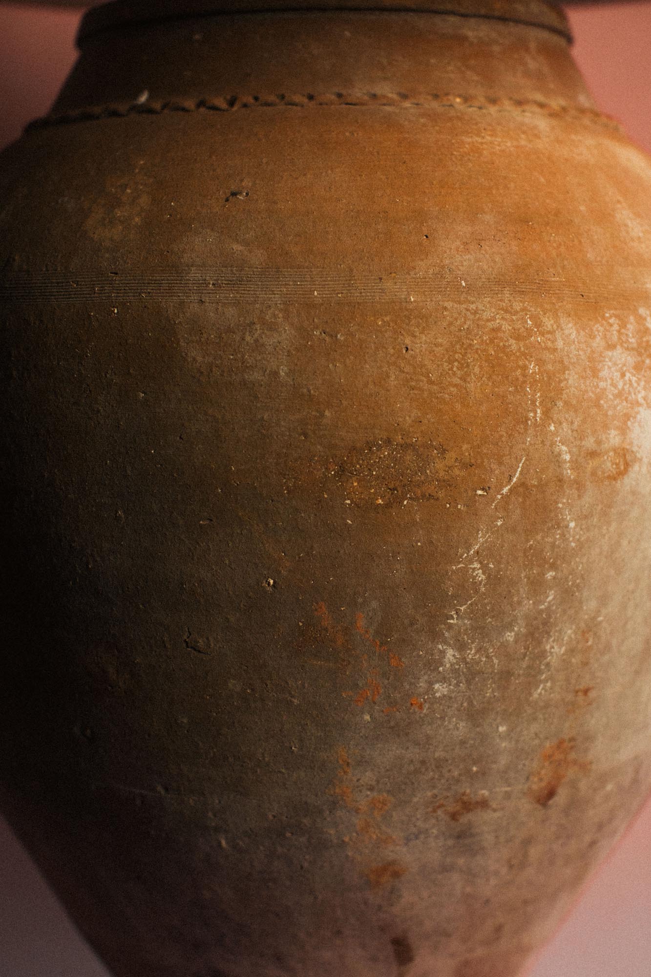 Grand Harvest Tapered Terracotta Lamp