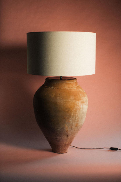 Grand Harvest Tapered Terracotta Lamp