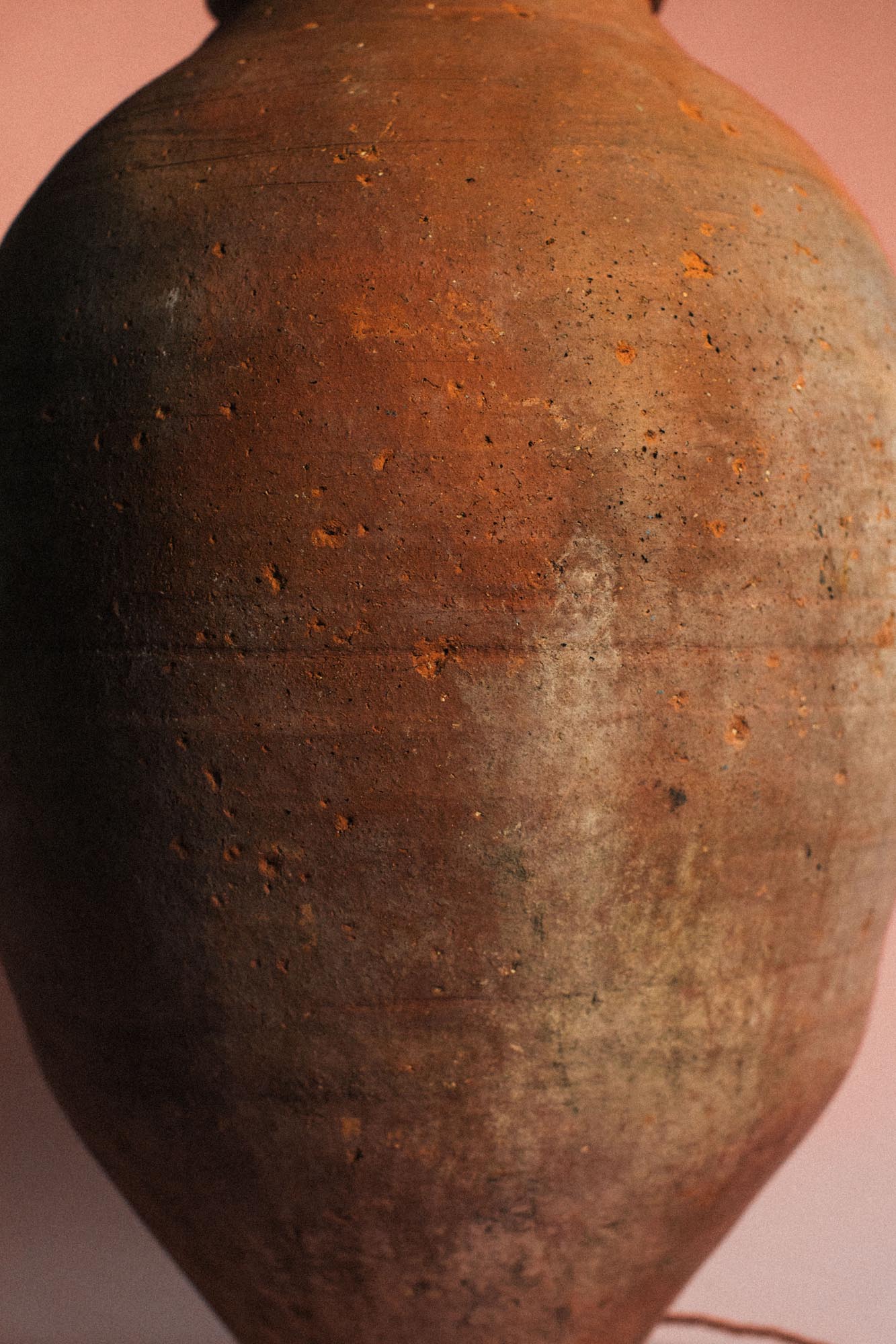 Scorched Earth Amphora Lamp