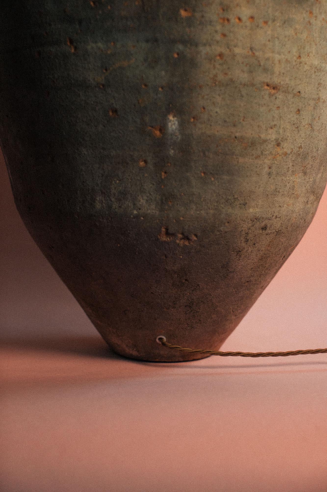 Scorched Earth Amphora Lamp