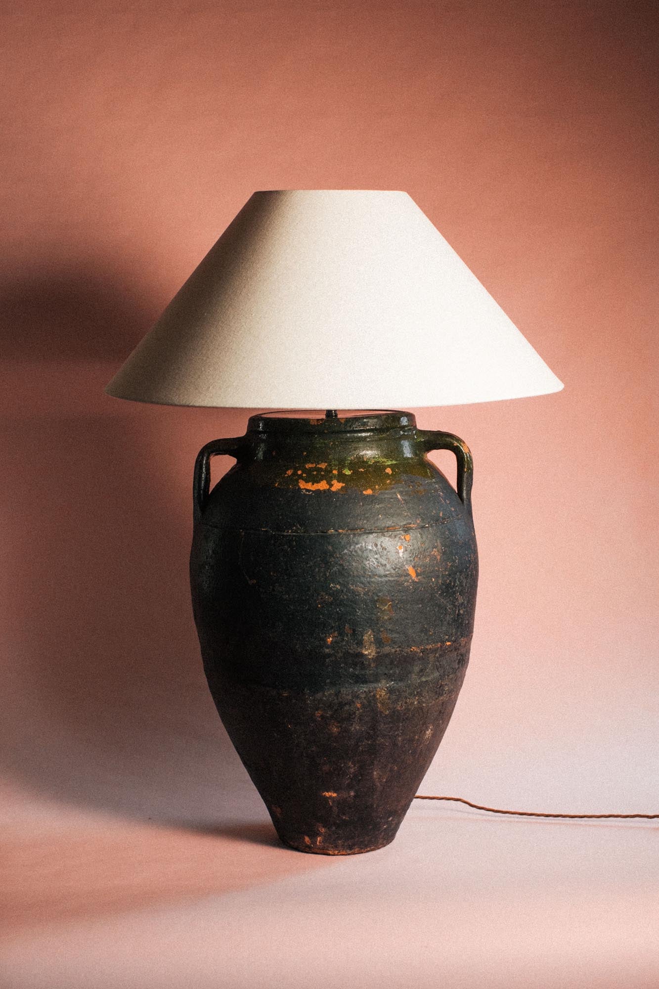 Inkfall Terracotta Lamp