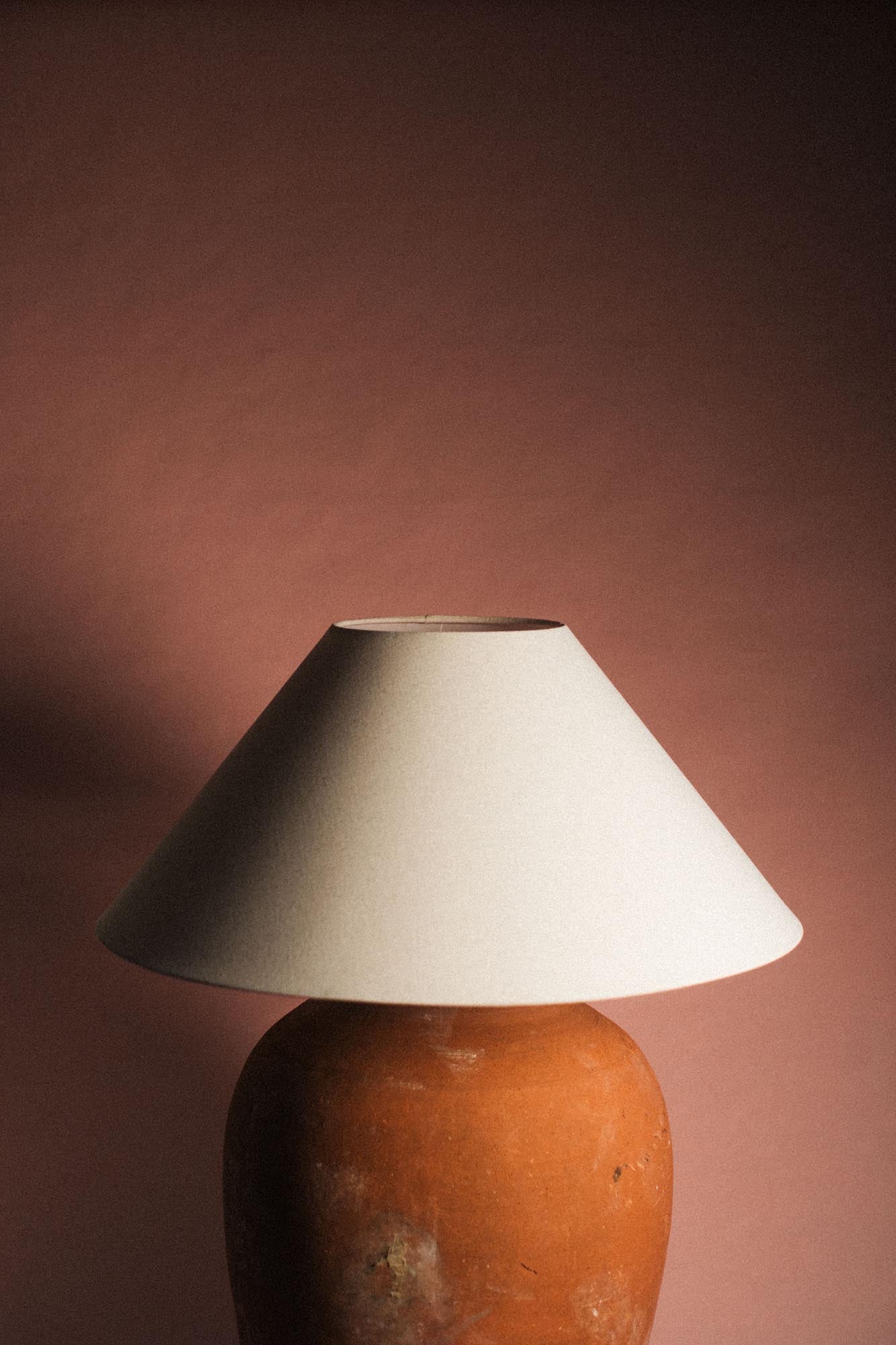 Natural Linen Empire Lampshade