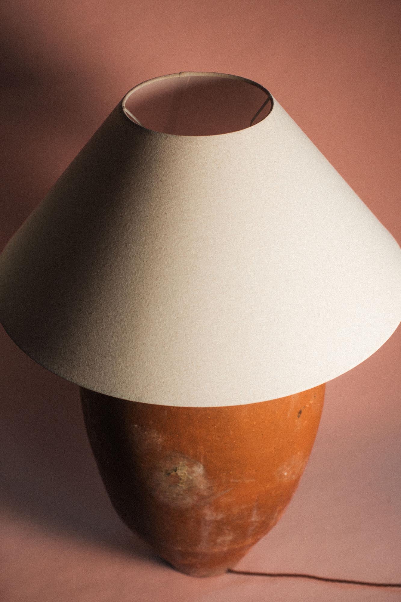 Natural Linen Empire Lampshade