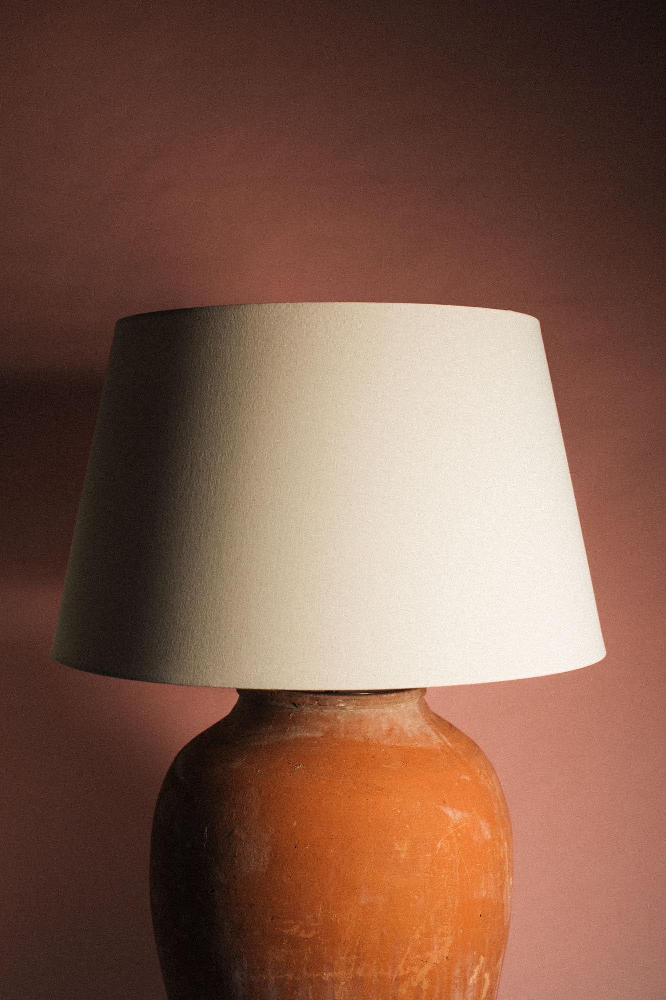 Natural Linen Tapered Empire Lampshade