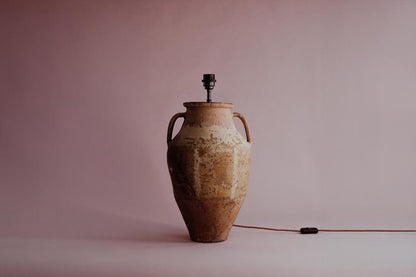 Whitewashed Sunset Terracotta Lamp