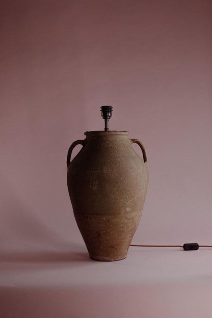 Moss Turkish Terracotta Table Lamp