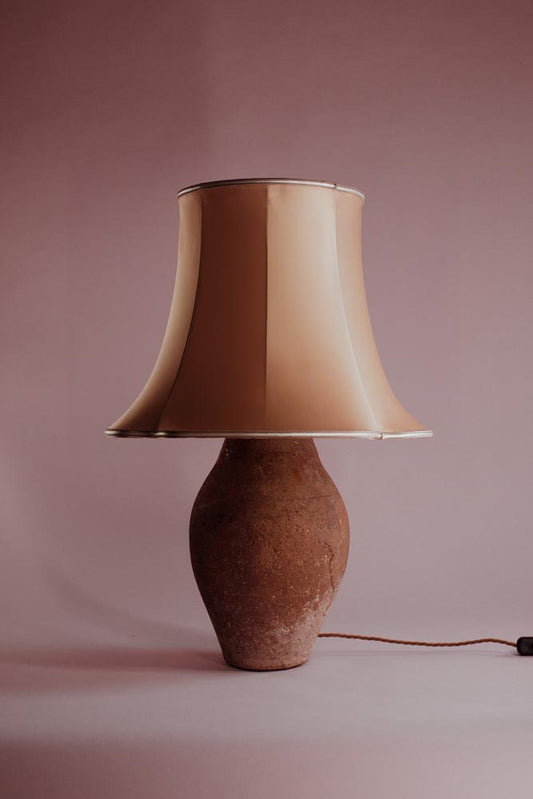 Glazed Terracotta Neck Table Lamp