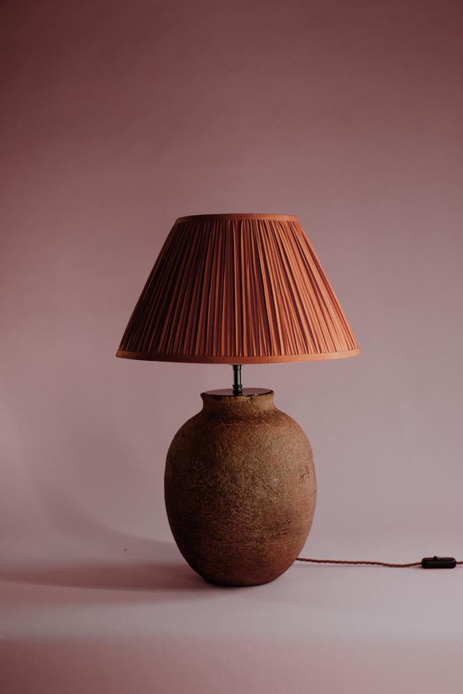 Earthenware Patina Terracotta Table Lamp