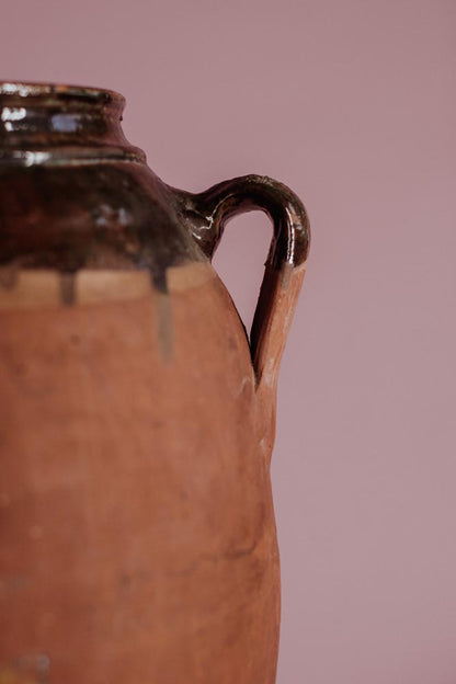 Green Glazed Terracotta Table Lamp