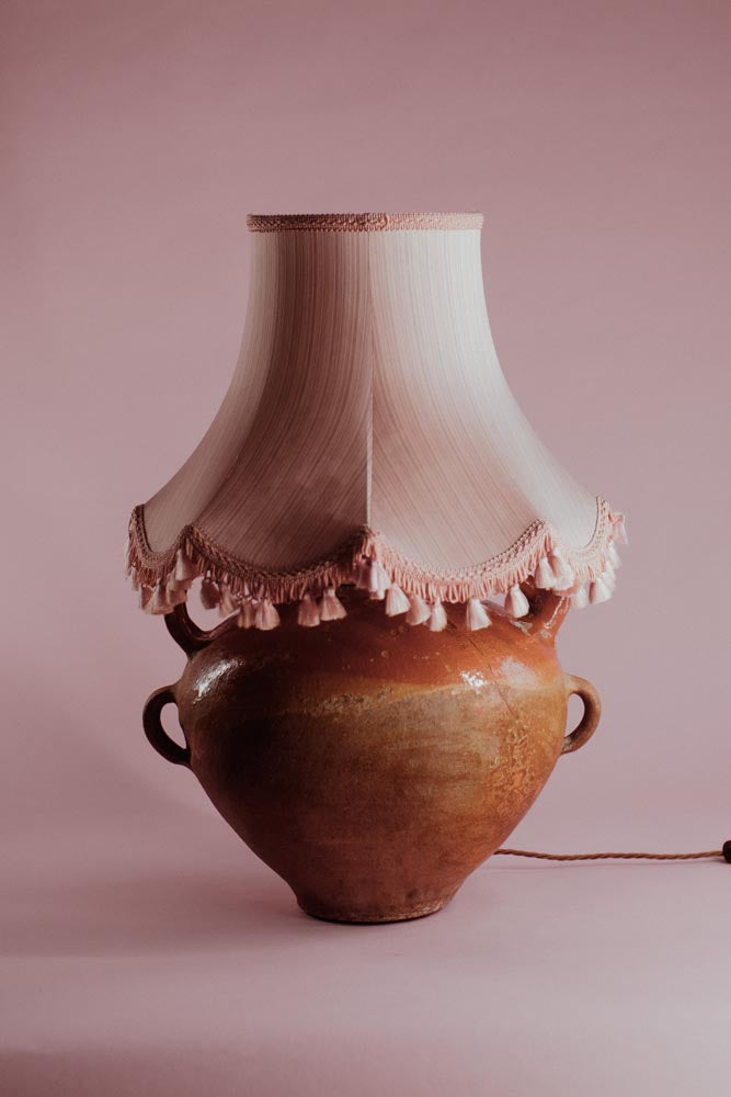 Orange Spout French Terracotta Table Lamp