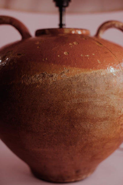 Orange Spout French Terracotta Table Lamp