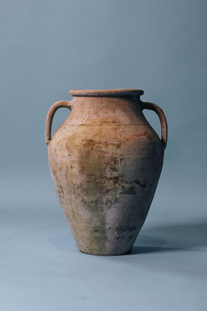 Sunlit Terracotta Storage Jar