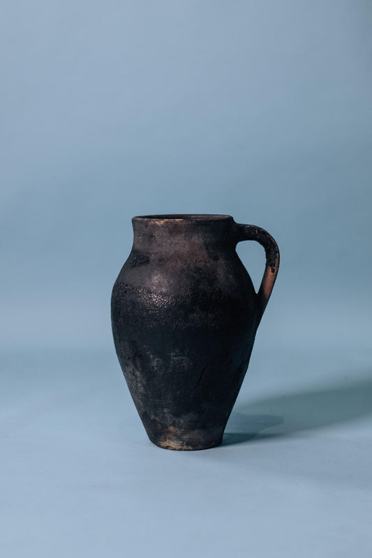 Charcoal Clay Water Pot