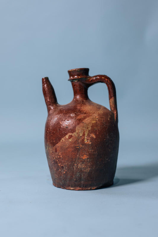 Chestnut Glaze Terracotta Jug