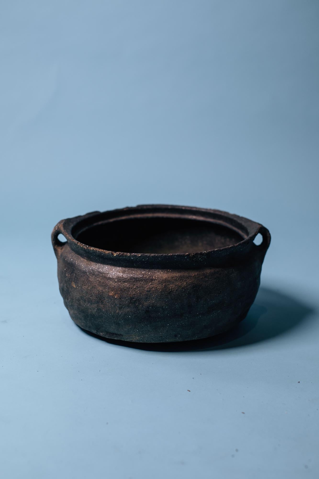 Charred Terracotta Cooking Vessel