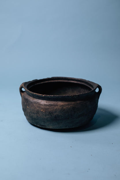Charred Terracotta Cooking Vessel