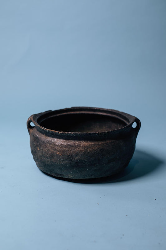 Charred Terracotta Cooking Vessel