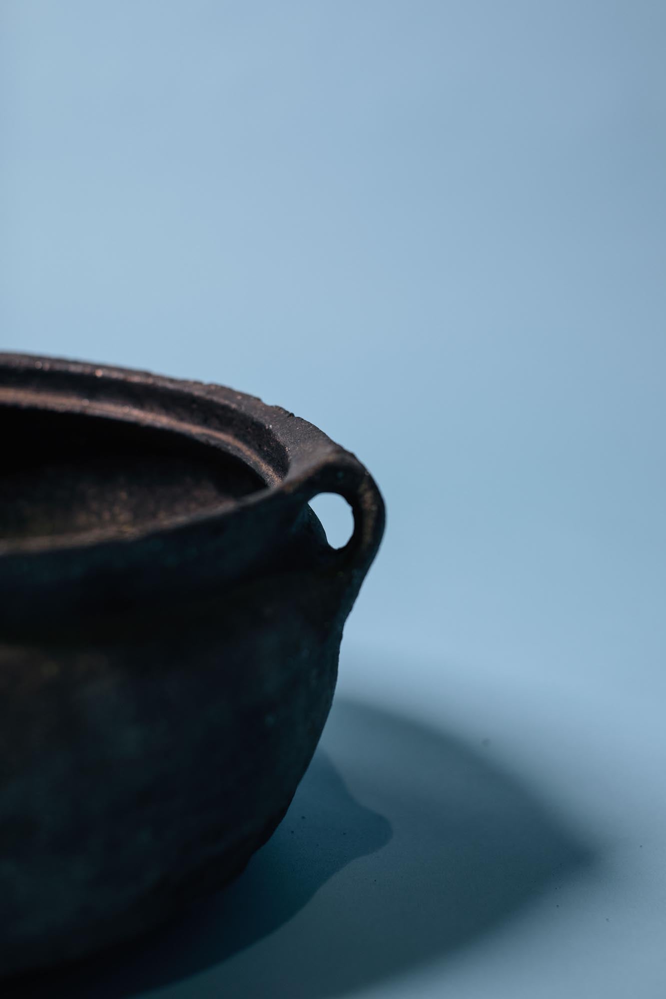 Charred Terracotta Cooking Vessel