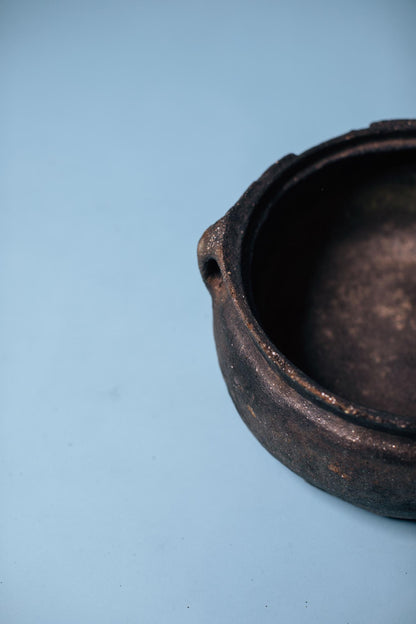 Charred Terracotta Cooking Vessel