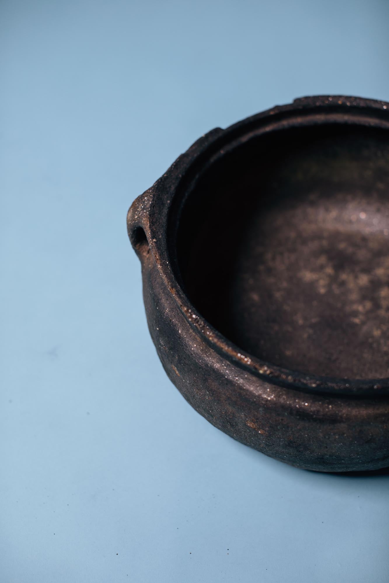 Charred Terracotta Cooking Vessel
