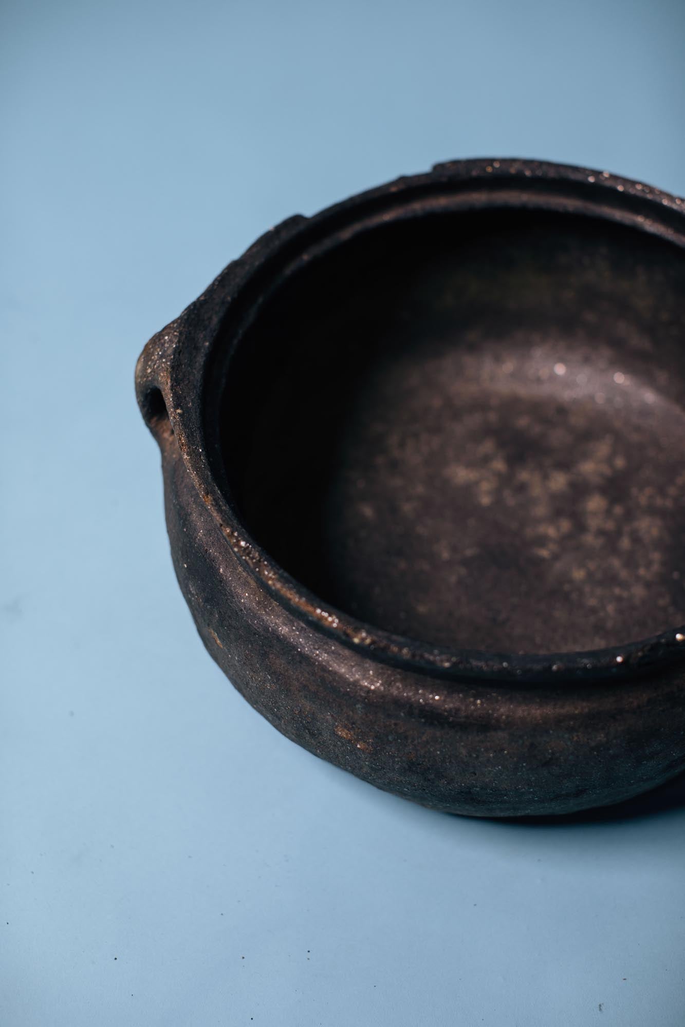 Charred Terracotta Cooking Vessel
