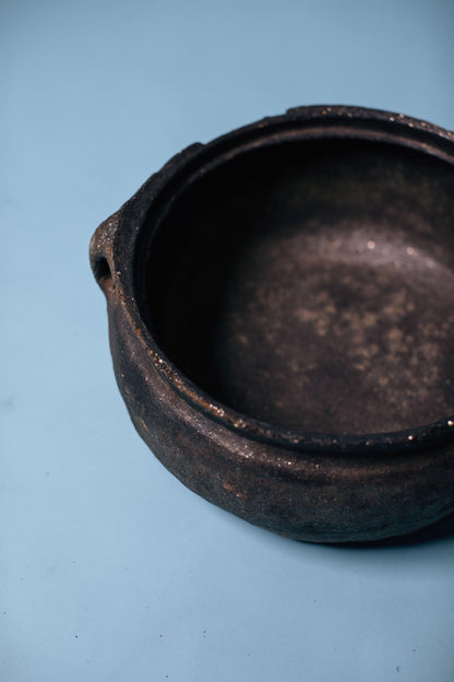 Charred Terracotta Cooking Vessel