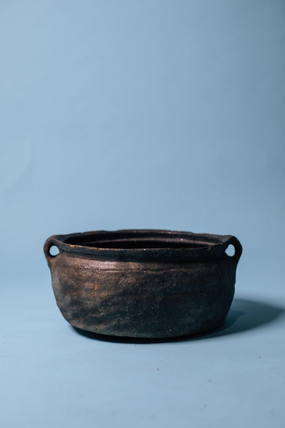 Charred Terracotta Cooking Vessel