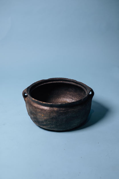 Charred Terracotta Cooking Vessel