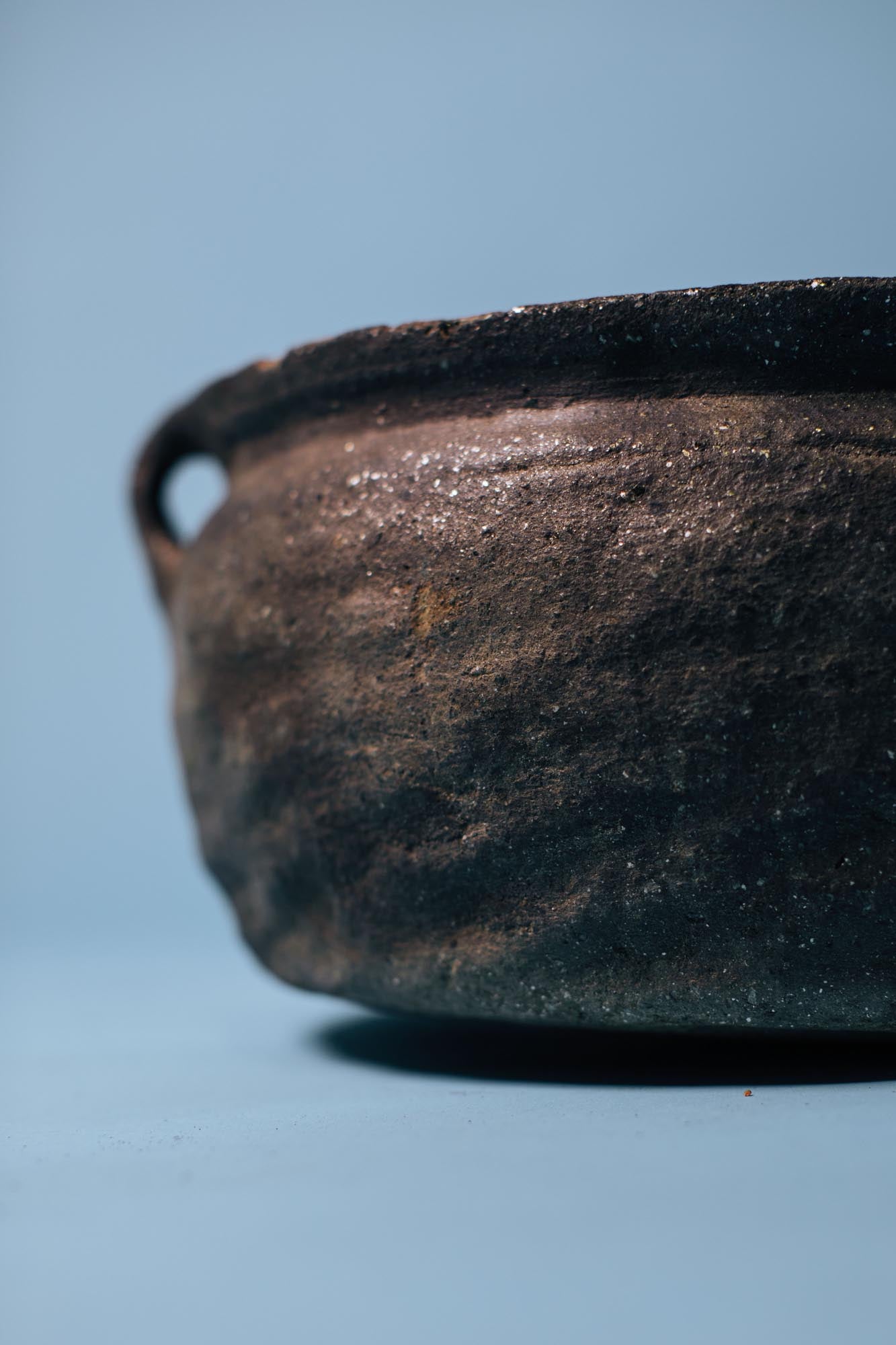 Charred Terracotta Cooking Vessel