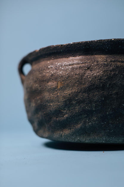 Charred Terracotta Cooking Vessel