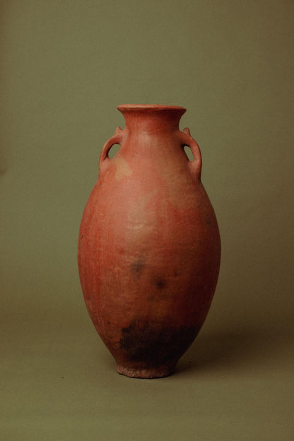 Field-Fired Olive Jar Twin