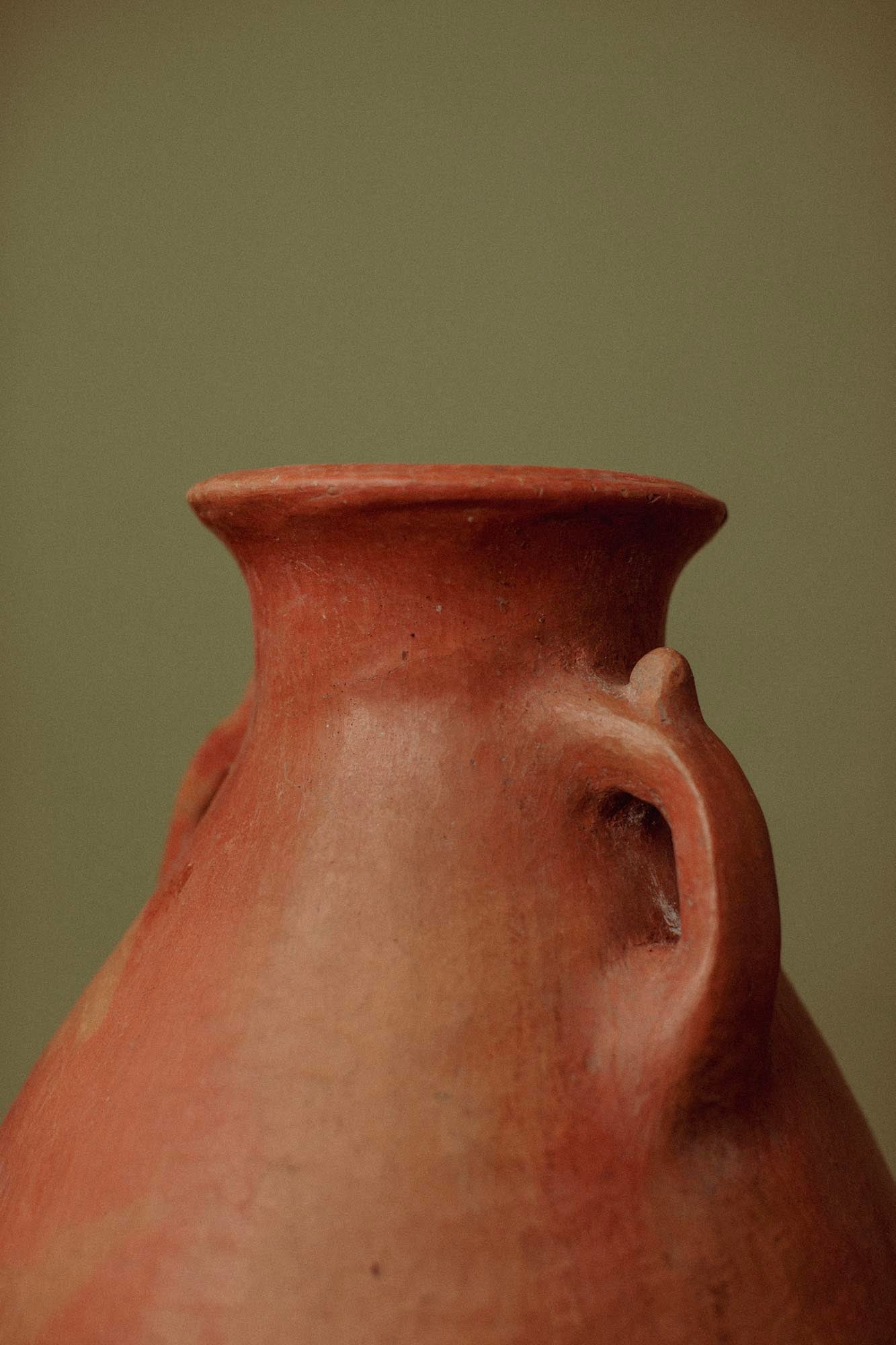 Field-Fired Olive Jar Twin