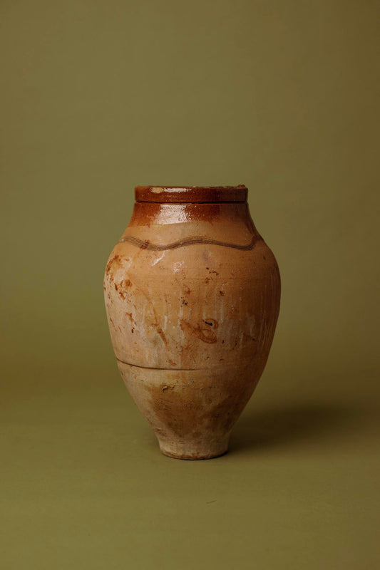 Amber Glaze Earthenware Jar